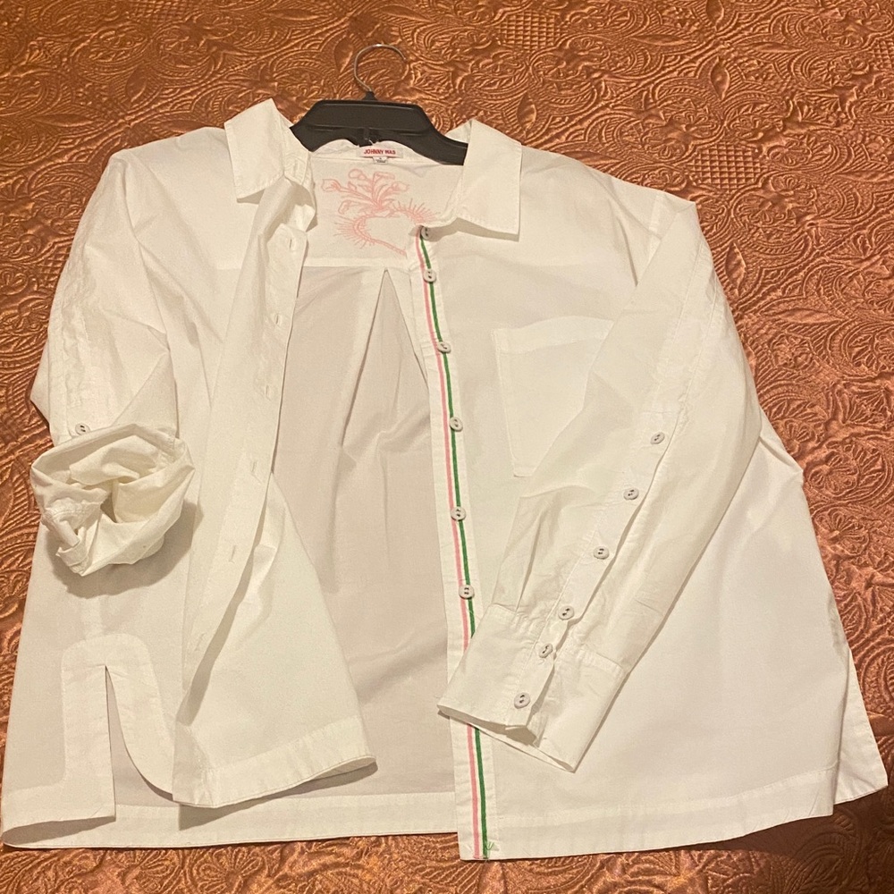 White cotton shirt